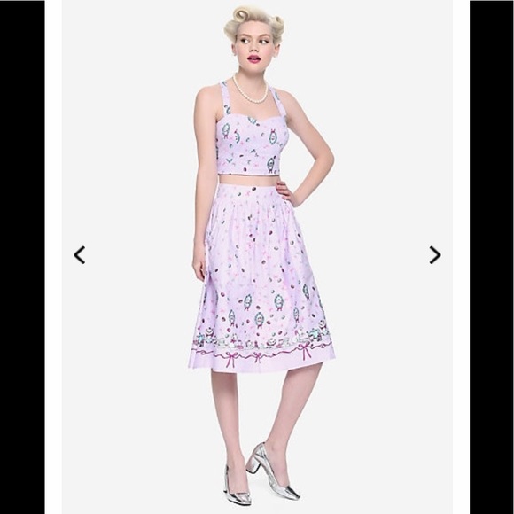 DISNEY THE ARISTOCATS Marie Retro Smocked CROP TOP - Picture 3 of 5